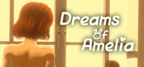 Steam header art for Dreams of Amelia 🔞 💜
