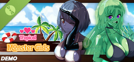 Steam header art for Tropical Monster Girls Demo