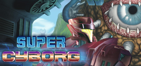 Steam header art for Super Cyborg