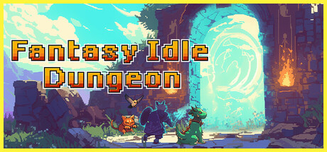 Steam header art for Fantasy Idle Dungeon
