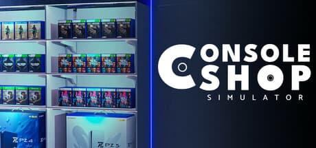 Steam header art for Console Shop Simulator