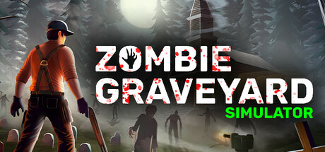 Steam header art for Zombie Graveyard Simulator