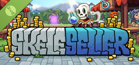 Steam header art for Skeleseller Demo