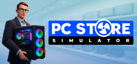 Steam header art for PC Store Simulator