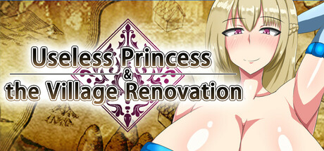 Steam header art for Useless Princess and the Village Renovation