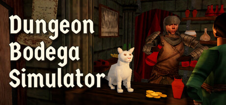 Steam header art for Dungeon Bodega Simulator