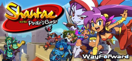 Steam header art for Shantae and the Pirate's Curse