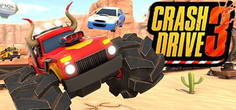 Steam header art for Crash Drive 3