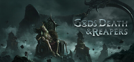 Steam header art for Gods, Death & Reapers Playtest