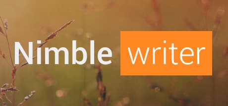 Steam header art for Nimble Writer