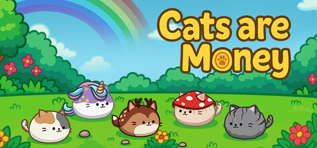 Steam header art for Cats Are Money