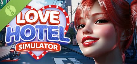 Steam header art for LOVE Hotel Simulator 🏩 Demo