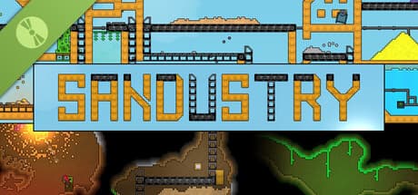 Steam header art for Sandustry Demo
