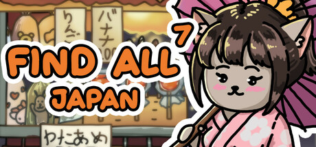 Steam header art for FIND ALL 7: Japan