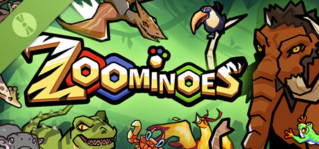 Steam header art for Zoominoes Demo