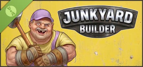 Steam header art for Junkyard Builder Demo