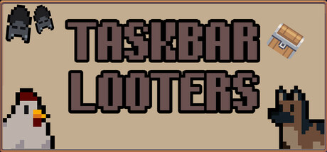 Steam header art for Taskbar Looters
