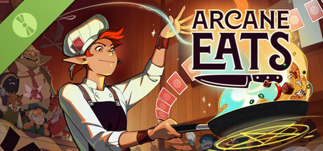 Steam header art for Arcane Eats Demo
