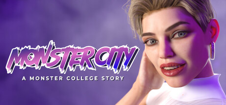 Steam header art for Monster City: A Monster College Story