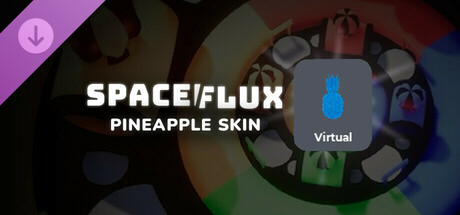Steam header art for Spaceflux - Virtual Pineapple