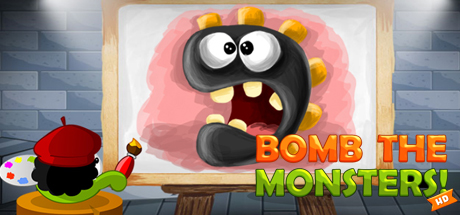 Steam header art for Bomb The Monsters!