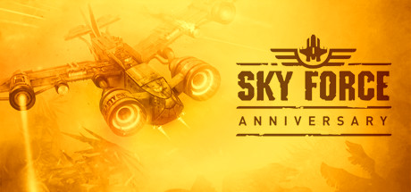 Steam header art for Sky Force Anniversary