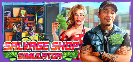 Steam header art for Salvage Shop Simulator