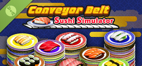 Steam header art for Conveyor Belt Sushi Simulator Demo