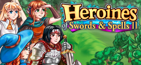 Steam header art for Heroines of Swords & Spells 2