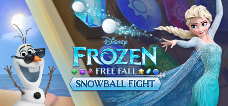 Steam header art for Frozen Free Fall: Snowball Fight