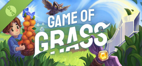 Steam header art for Game of Grass Demo