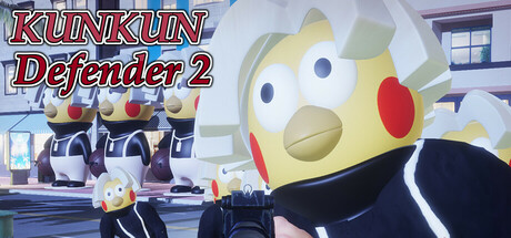 Steam header art for KUNKUN Defender 2