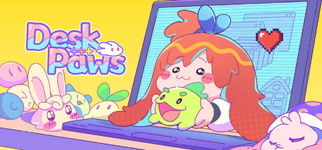 Steam header art for Desk Paws