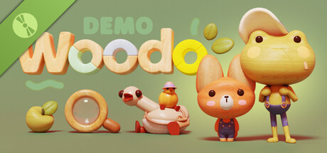 Steam header art for Woodo Demo