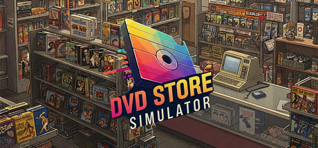 Steam header art for DVD Store Simulator