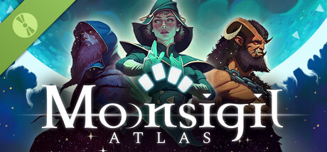 Steam header art for Moonsigil Atlas Demo