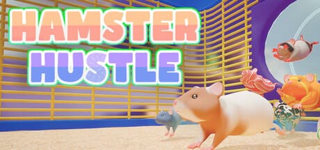 Steam header art for Hamster Hustle