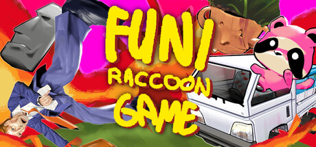 Steam header art for Funi Raccoon Game