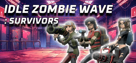 Steam header art for Idle Zombie Wave: Survivors