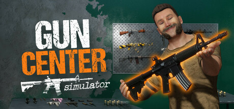 Steam header art for Gun Center Simulator
