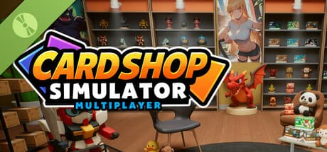 Steam header art for 卡牌店模拟器 多人联机版 试玩版