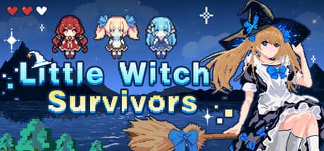 Steam header art for Little Witch Survivors