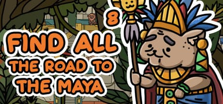 Steam header art for FIND ALL 8: The road to the Maya