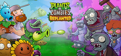 Steam header art for Plants vs. Zombies™: Replanted