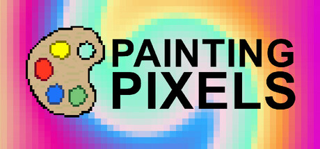 Steam header art for Painting Pixels