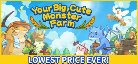 Steam header art for Your Big, Cute Monster Farm