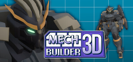 Steam header art for Mech Builder 3D