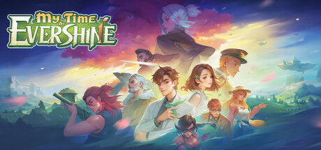 Steam header art for My Time at Evershine Playtest