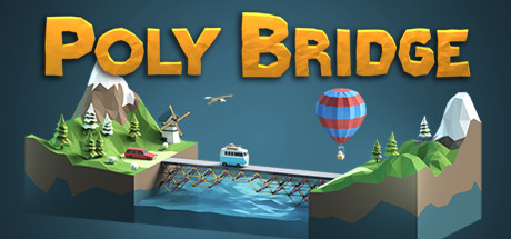 Steam header art for Poly Bridge