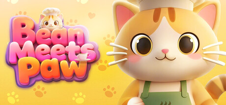 Steam header art for Bean Meets Paw